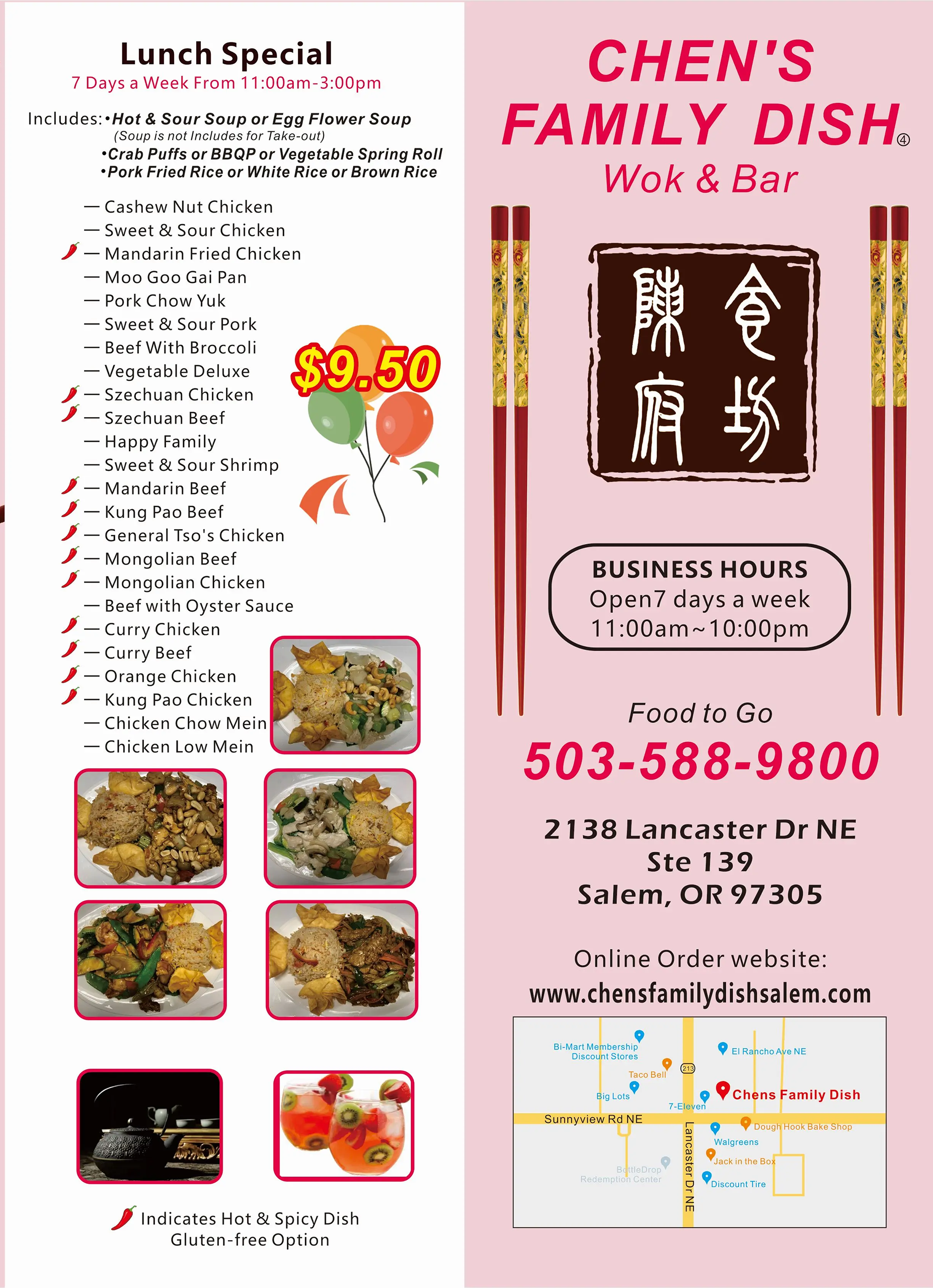 Chen s Family Dish 4 Chinese Restaurant Online Order Salem OR